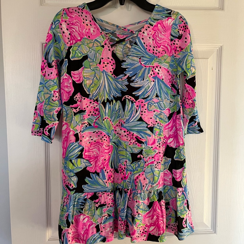 NWT Lilly Pulitzer Girls Jena Dress, size L (8-10). - Picture 2 of 3
